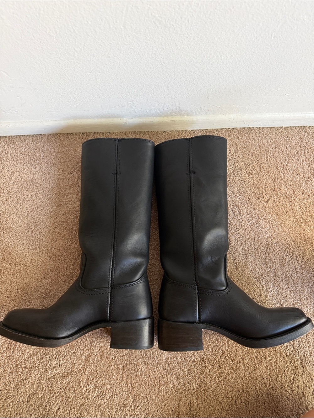 Frye Campus 14L Black Boots, Sz 7.5 - Excellent Condition - Picture 5 of 7